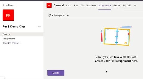 How to create an Assignment in Microsoft Teams
