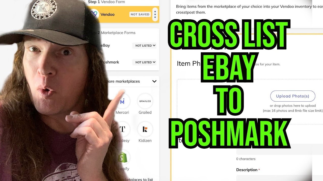 Cross List From EBAY to Poshmark Easily with Vendoo - Game Changer with