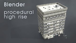 Blender: Procedural building with geometry nodes Blender: Procedural building with geometry nodes