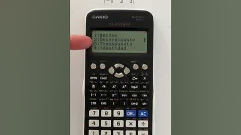 2. Casio fx 570SP X II Iberia. Determinantes