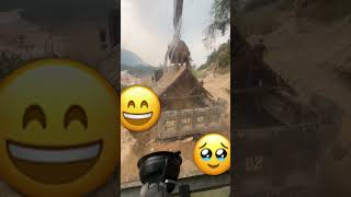 Máy xúc múc đất  sàn #bintomvlogs #hotshots #xcavator #excavator #xecuocmini #funny