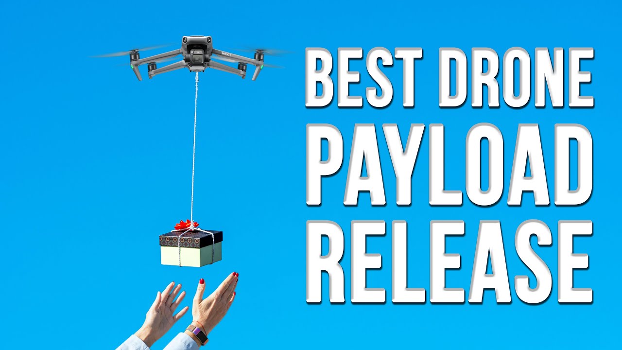 Release and Drop Professional Device for DJI Mavic AIR 2 / 2S - US Patent -  Drone Fishing, Bait Release, Load Delivery, Search and Rescue and Fun - by