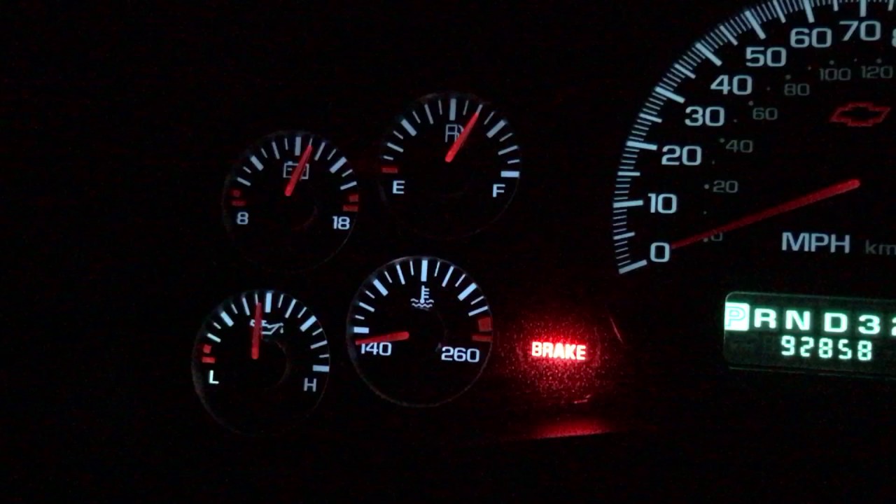 2001 Monte Carlo SS fuel gauge issue YouTube