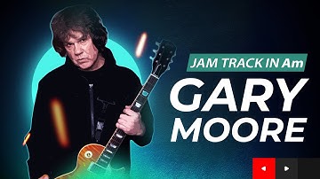 Gary Moore Style Minor Blues Guitar Backing Track in Am for Soloing and Jamming