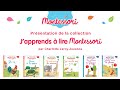 Hachette education  japprends  lire montessori  prsentation de la collection