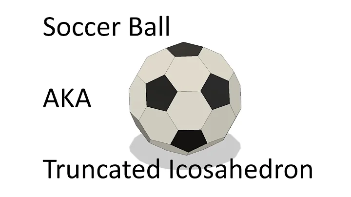 Soccer Ball AKA Truncated Icosahedron, in Fusion 360