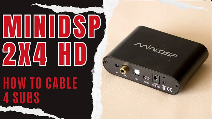 How to Cable 4 Home Theater Subwoofers and 1 Input with the miniDSP 2x4 HD