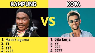 4 Perbedaan Cara Berfikir Orang Kampung Dengan Orang Kota