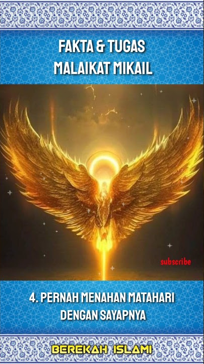 Tugas Malaikat Mikail Yang Luar Biasa #malaikat #mikail #shorts