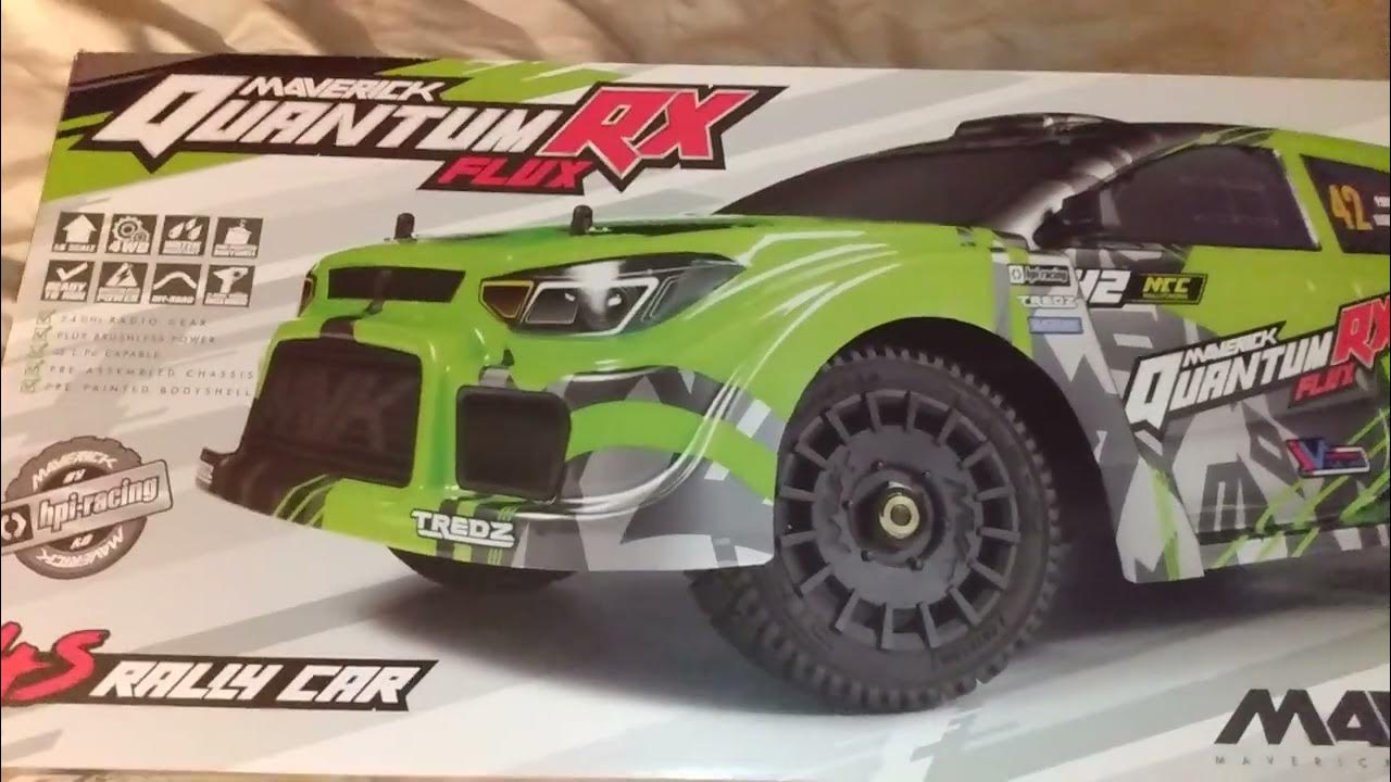 Maverick QuantumR Flux 4S 1/8 4WD Rally Car - Green