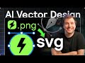 Finally a way to make svg vector icons  logos with ai for web design