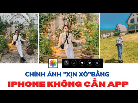 CÁCH CHỈNH ẢNH SIÊU DỄ BẰNG IPHONE KHÔNG CẦN APP I How to edit photos on iphone camera roll