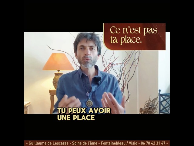 Tu peux être reconnu… et ne pas être à ta place