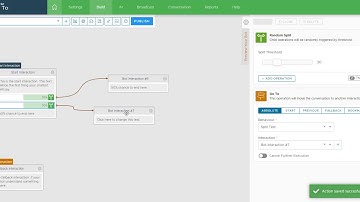 Xenioo: How to create a split test for your chatbot flow
