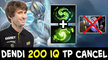 Dendi GAME WINNING TP cancel — 100% COUNTER vs BEST Tinker Funkefal