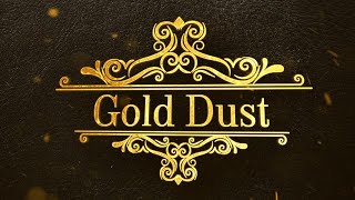 Gold Dust Logo After Effects Templates