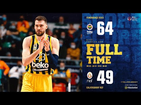 Fenerbahçe Beko 64-49 Galatasaray Nef | Türkiye Kupası Yarı Final Maçı | Olaylı Derbide Kazanan FB