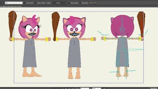 Created New Characters Sonic Amy Grany By Kim Jenny 100