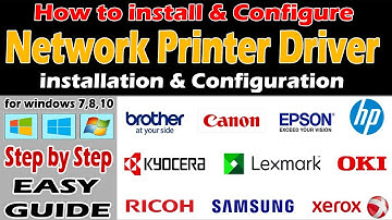 How to install Xerox Printer driver || installation and configuration