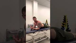 Scapular push up: prone on elbows