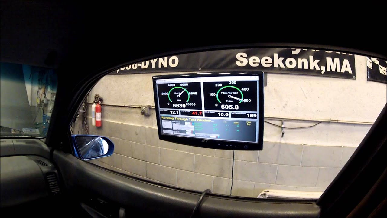 4cyl of fury 1g Talon 686awhp/542awtq PTE 6062 E85 mustang dyno