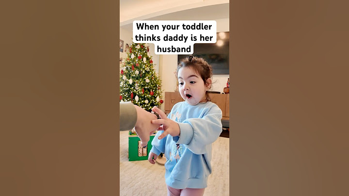 When your toddler thinks Daddy is her man!