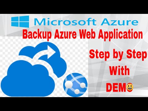 HOW to Azure Web Application (app) Backup and Restore DEMO Step by step