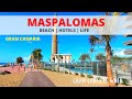 📌 Gran Canaria Maspalomas Beach & Surroundings 💨 October 22, 2020 Beautiful Day After Barbara Storm