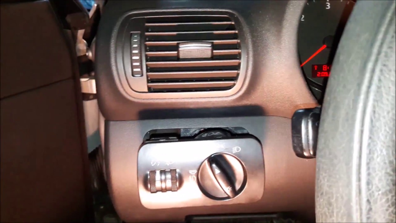 Wymiana Włącznika świateł Audi A3 8l Youtube