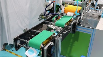 3D elastic band earloop folding automatic mask machine 200pcs/min