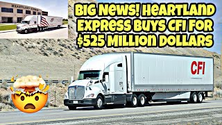 Thousands Of Truckers Shocked That Heartland Express Buys CFI For $525 Million Dollars?