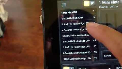 Part 1: How to create a cool light show using Rockwedge and mydmxgo....