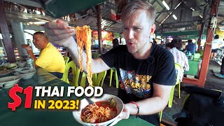 $1 Thai Food You Should Try! / Ideal Weekend in Bangkok / Thailand Street Food Tour 2022