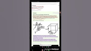 Fleming left hand rule