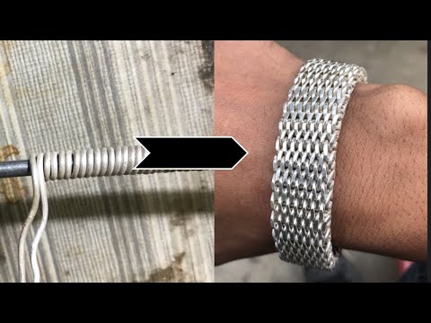 Silver chain | silver wire bracelet | ✨how I made this bracelet ✨  🔥
