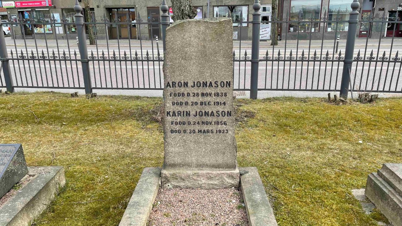 Gamla Judiska Begravningsplatsen Göteborg - Aron Jonason