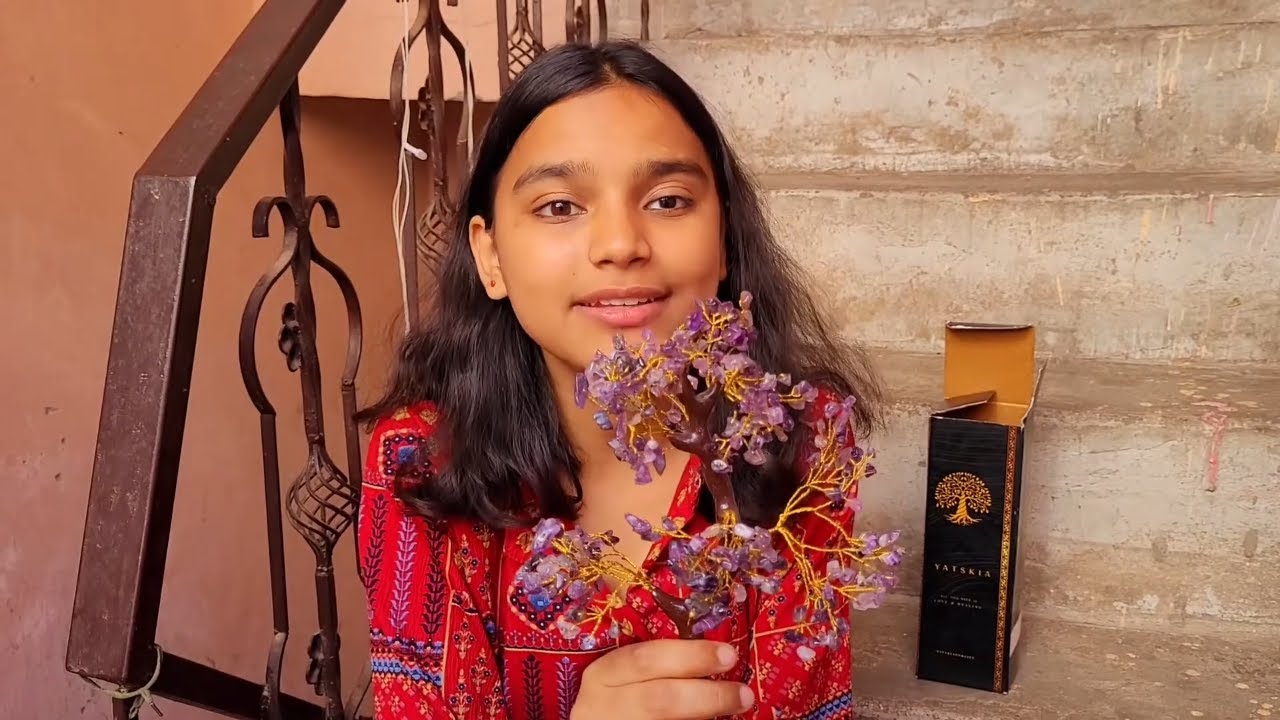 Amethyst Stone Benefits | Crystal Tree | Reiki Healing | Crystal Decoration Ideas 