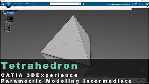 CATIA Parametric - Tetrahedron
