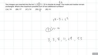 Live Solve: 2023 AMC 8 Problem 20 (CORRECT)