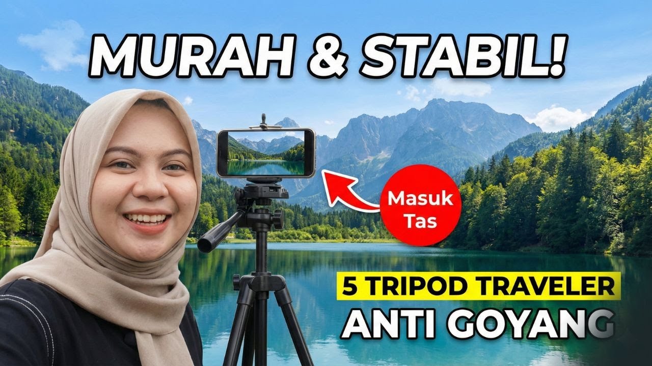 5 Tripod HP Traveler Terbaik: Ringkas & Anti Goyang!