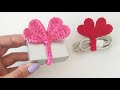 How to Crochet a Heart Cord Keeper | Perfect Scrap Yarn DIY Project | Easy Crochet Cable Organizer 
