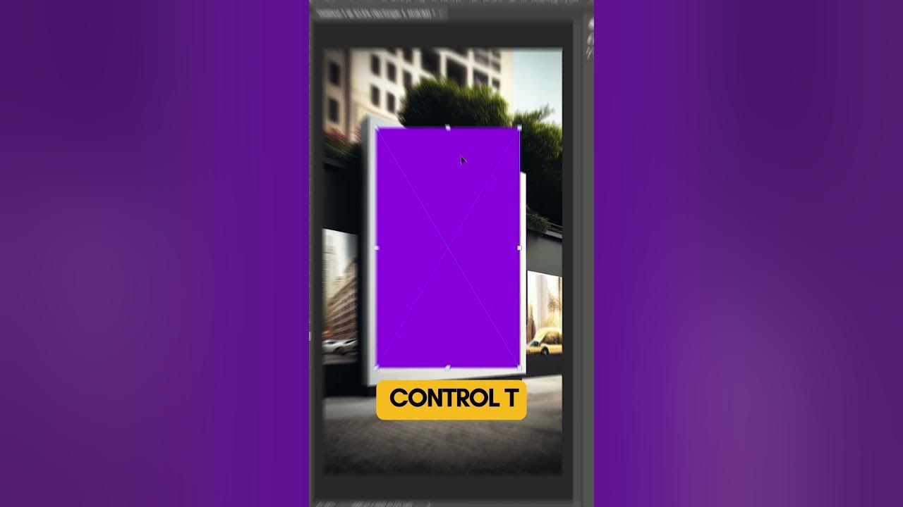 Poster mockup Photoshop Tutorial - v2