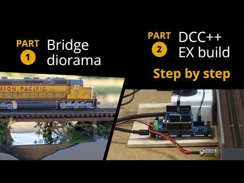 How to build an Arduino DCC++ EX program track with resin river