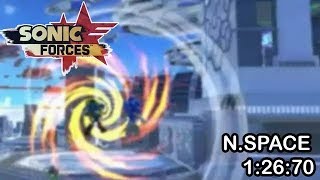 Sonic Forces (PC) | Null Space Speedrun - 1:26:70