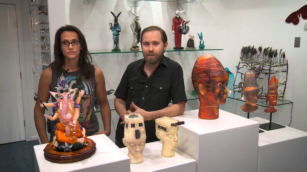 Robin & Julia Rogers - Glass Artists at The Melting Point in Sedona, Arizona