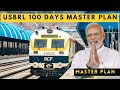 Usbrl  train will reach katra within  100 days master plan