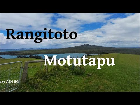 Hiking Rangitoto Volcano and Motutapu Island; Auckland