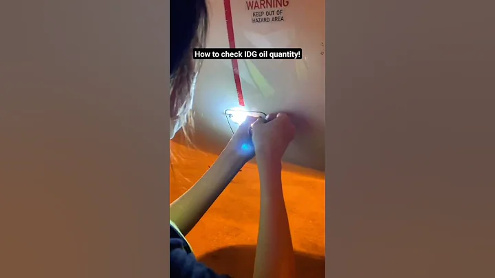How to check IDG oil quantity! #shortsfeed #aircraft #airbus #a320 #aviation