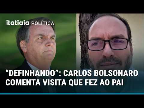 CARLOS VISITS JAIR BOLSONARO AND SAYS THE FORMER PRESIDENT'S PHYSICAL STATE IS WORRISOME