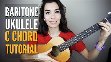 Baritone Ukulele C Chord EASY Tutorial for Beginners